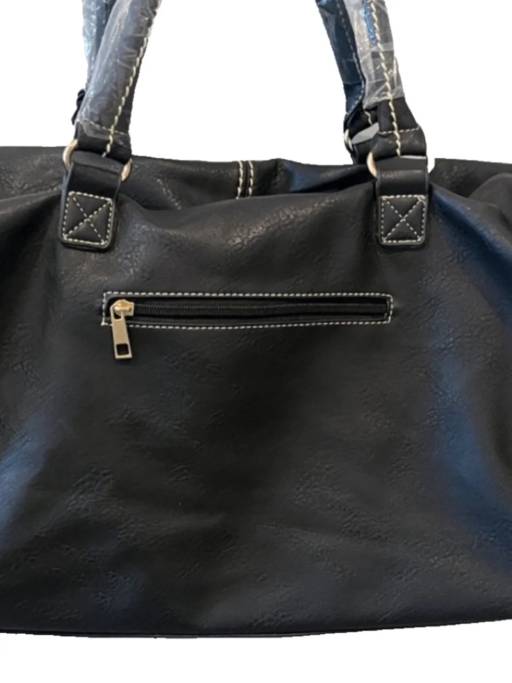 RARE Alfa Duffle Bag A5032 (Black, Stitched)